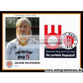 Autogramm Fussball | FC St. Pauli | 1992 | Joachim PHILIPKOWSKI