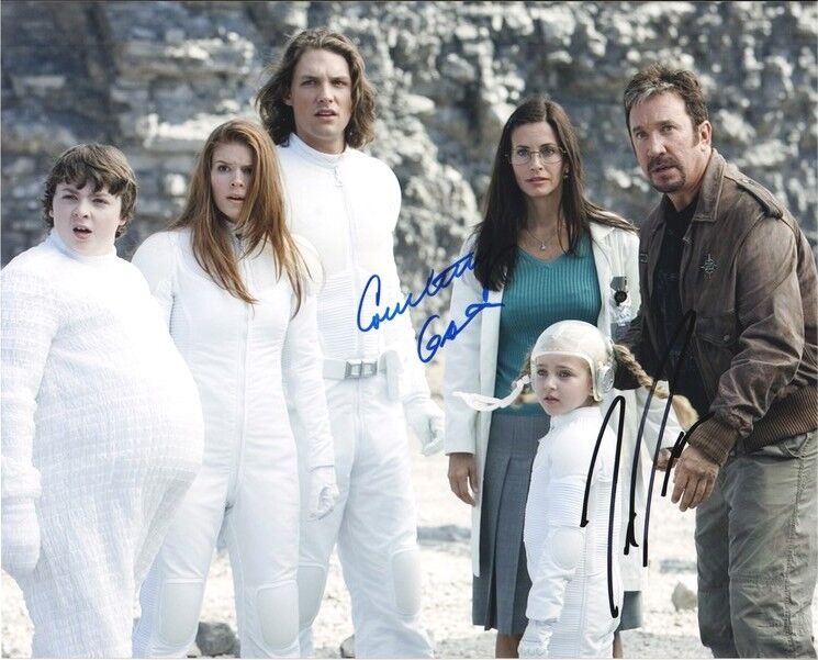 Autogramme Film (USA) | Courteney COX + Tim ALLEN | 2006 Foto (Gruppenbild Color XL) "Zoom"