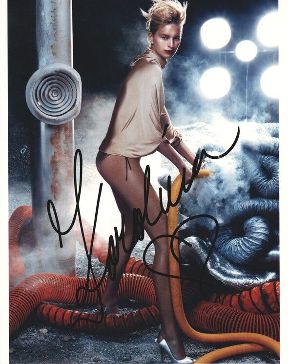Autogramm Model (CZE) | Karolina KURKOVA  | 2004 Foto (Portrait Color XL) Pirelli