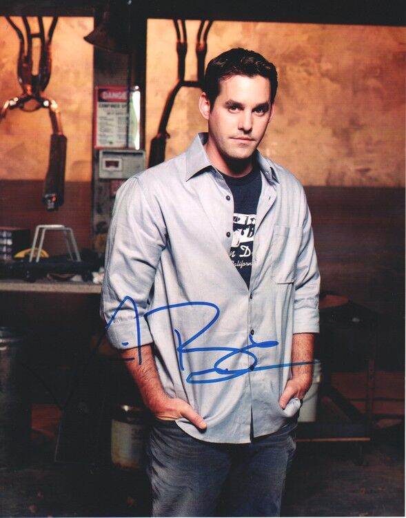 Autogramm Film (USA) | Nicholas BRENDON | 2002 Foto (Portrait Color XL) "Buffy" 3