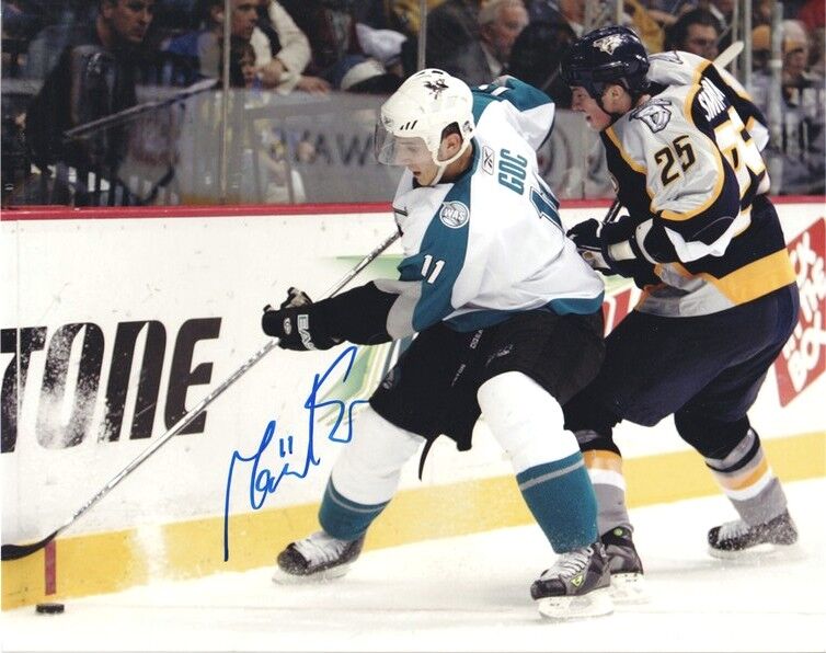 Autogramm Eishockey | USA | San Jose | Marcel GOC | 2000er Foto (Spielszene Color XL) 4