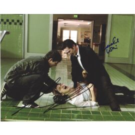 Autogramme Film (USA) | Keanu REEVES + Rachel WEISZ  | 2005 Foto (Filmszene Color XL) "Constantine"