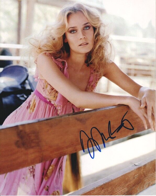 Autogramm Film | Diane KRUGER | 2009 Foto (Portrait Color XL) Glamour