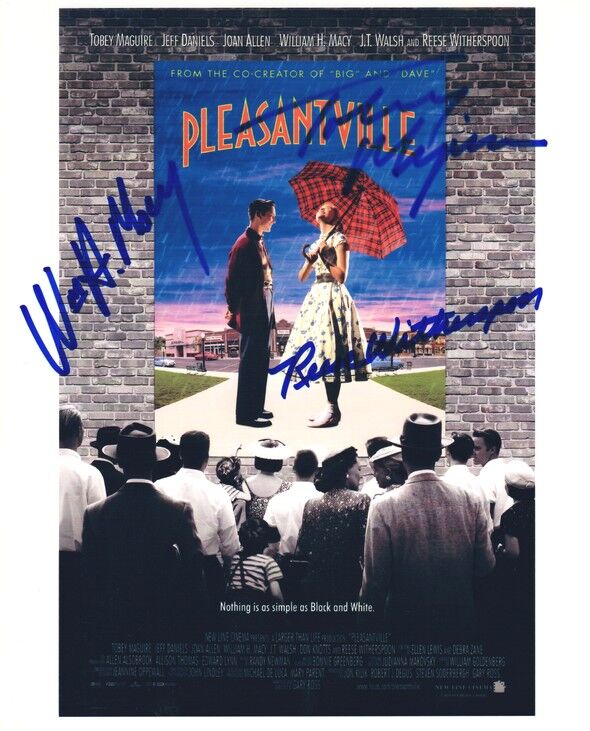 Autogramme Film (USA) | PLEASANTVILLE CAST | 1998 (Macy / Maguire / Witherspoon)