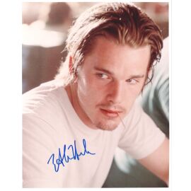 Autogramm Film (USA) | Ethan HAWKE | 1994 Foto (Portrait Color XL) "Reality Bites"
