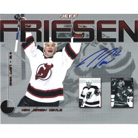 Autogramm Eishockey | USA | New Jersey | Jeff FRIESEN | 2002 (Collage Color XL)