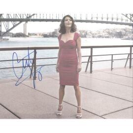 Autogramm Film (USA) | Catherine ZETA-JONES | 2007 Foto (Portrait Color XL) Sidney