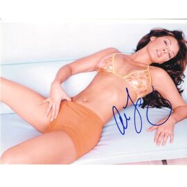 Autogramm Film / Model (USA) | Ali LANDRY | 1990er Foto (Portrait Color XL) Miss USA SEXY
