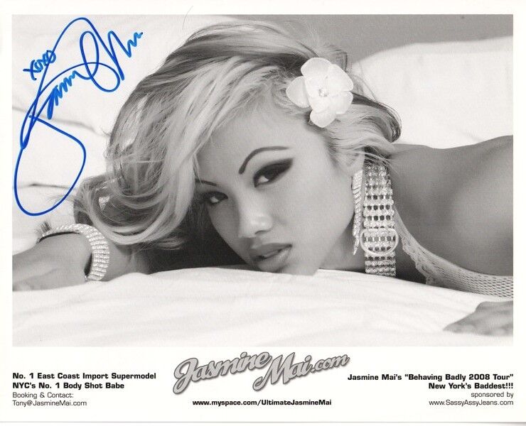 Autogramm Model (USA) | Jasmine MAI | 2008 (Portrait SW XL)