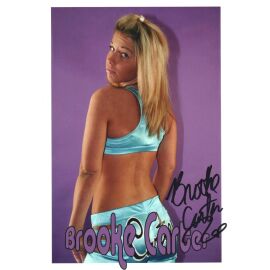 Autogramm Wrestling | Brooke CARTER | 2000er Foto (Portrait Color XL) SEXY
