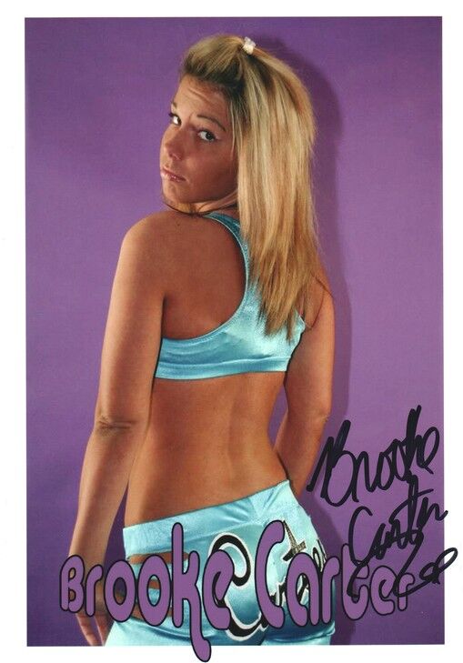 Autogramm Wrestling | Brooke CARTER | 2000er Foto (Portrait Color XL) SEXY