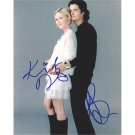 Autogramme Film (USA) | Kirsten DUNST + Orlando BLOOM | 2005 Foto (Portrait Color XL) "Elizabethtown"