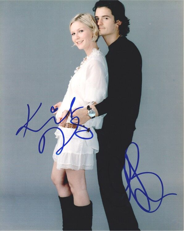 Autogramme Film (USA) | Kirsten DUNST + Orlando BLOOM | 2005 Foto (Portrait Color XL) "Elizabethtown"