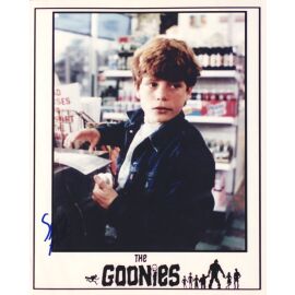 Autogramm Film (USA) | Sean ASTIN | 1985 Foto (Portrait Color XL) "Goonies" KINDERSTAR