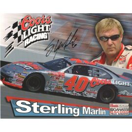 Autogramm NASCAR | Sterling MARLIN | 2002 (Collage Color XL)