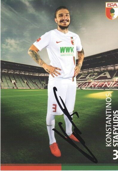 Autogramm Fussball | FC Augsburg | 2018 | Konstantinos STAFYLIDIS