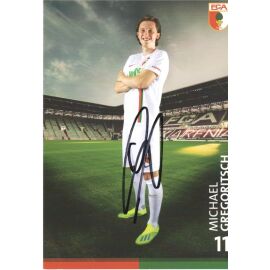 Autogramm Fussball | FC Augsburg | 2018 | Michael GREGORITSCH