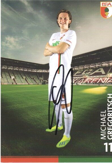 Autogramm Fussball | FC Augsburg | 2018 | Michael GREGORITSCH