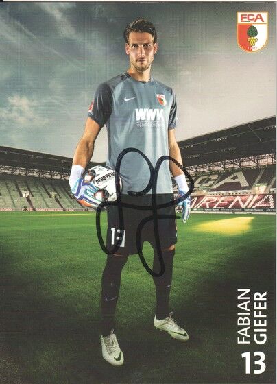 Autogramm Fussball | FC Augsburg | 2018 | Fabian GIEFER
