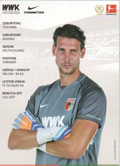 Autogramm Fussball | FC Augsburg | 2018 | Fabian GIEFER
