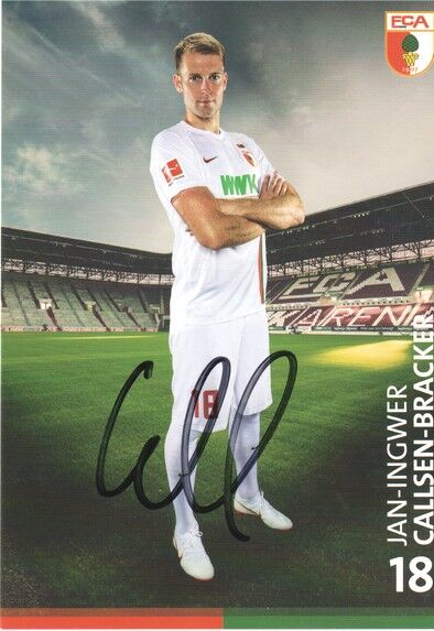Autogramm Fussball | FC Augsburg | 2018 | Jan-Ingwer CALLSEN-BRACKER