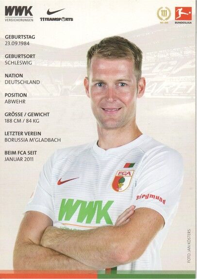 Autogramm Fussball | FC Augsburg | 2018 | Jan-Ingwer CALLSEN-BRACKER