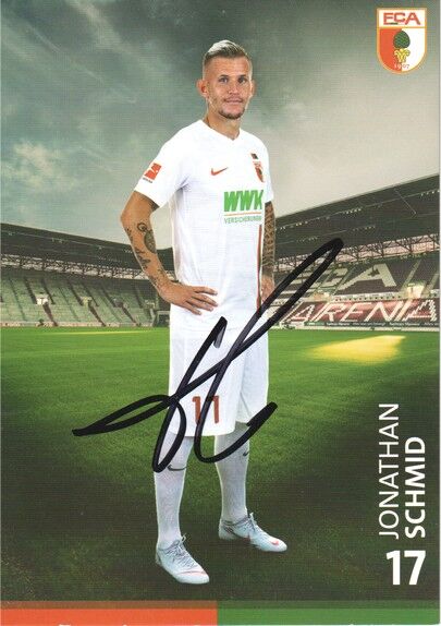 Autogramm Fussball | FC Augsburg | 2018 | Jonathan SCHMID