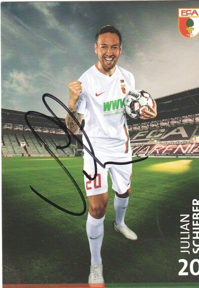 Autogramm Fussball | FC Augsburg | 2018 | Julian SCHIEBER