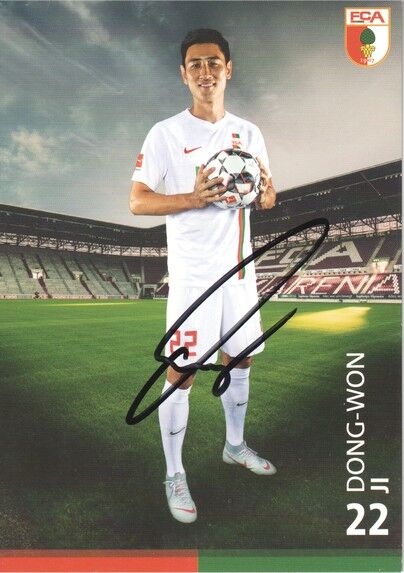 Autogramm Fussball | FC Augsburg | 2018 | Dong-Won JI