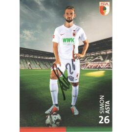 Autogramm Fussball | FC Augsburg | 2018 | Simon ASTA