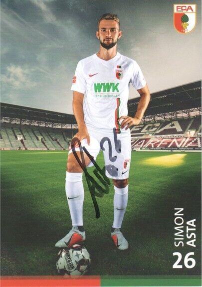 Autogramm Fussball | FC Augsburg | 2018 | Simon ASTA