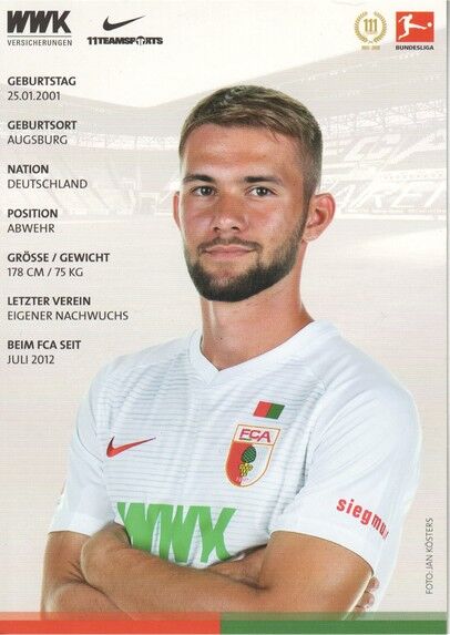 Autogramm Fussball | FC Augsburg | 2018 | Simon ASTA