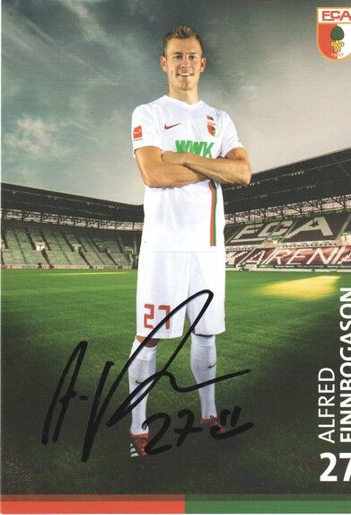 Autogramm Fussball | FC Augsburg | 2018 | Alfred FINNBOGASON