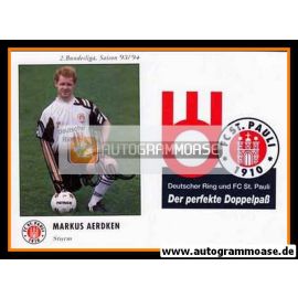 Autogramm Fussball | FC St. Pauli | 1993 | Markus AERDKEN