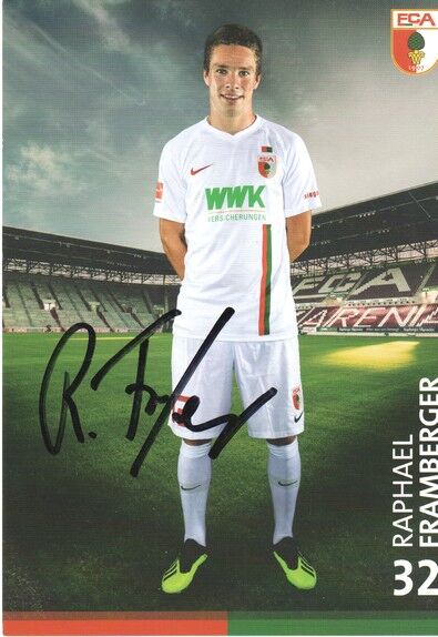 Autogramm Fussball | FC Augsburg | 2018 | Raphael FRAMBERGER