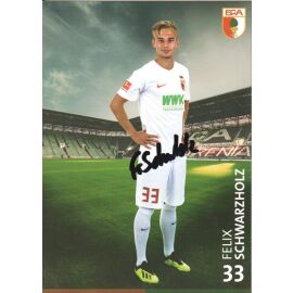 Autogramm Fussball | FC Augsburg | 2018 | Felix SCHWARZHOLZ