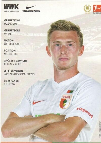 Autogramm Fussball | FC Augsburg | 2018 | Georg TEIGL