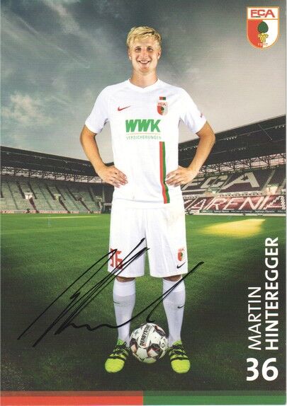 Autogramm Fussball | FC Augsburg | 2018 | Martin HINTEREGGER
