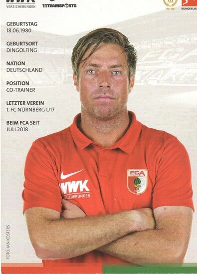 Autogramm Fussball | FC Augsburg | 2018 | Michael WIMMER