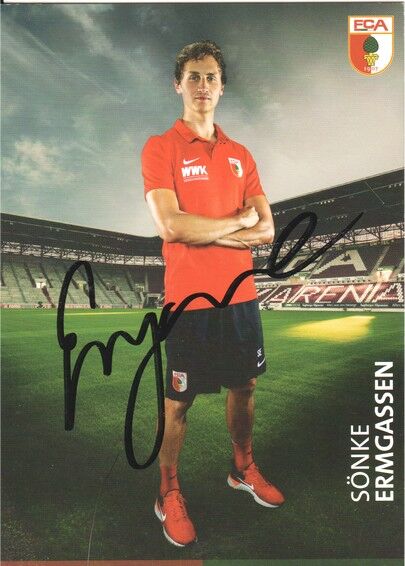 Autogramm Fussball | FC Augsburg | 2018 | Sönke ERMGASSEN