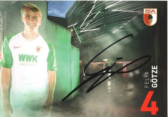 Autogramm Fussball | FC Augsburg | 2019 | Felix GÖTZE