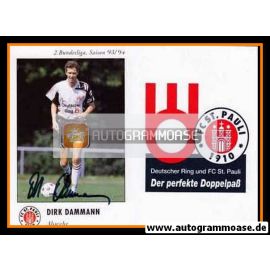 Autogramm Fussball | FC St. Pauli | 1993 | Dirk DAMMANN