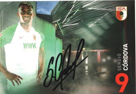 Autogramm Fussball | FC Augsburg | 2019 | Sergio CORDOVA