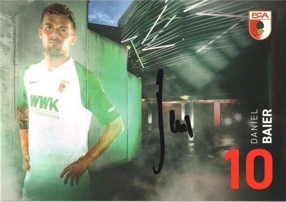 Autogramm Fussball | FC Augsburg | 2019 | Daniel BAIER