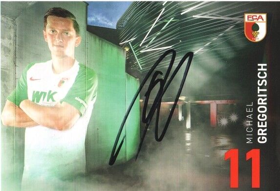 Autogramm Fussball | FC Augsburg | 2019 | Michael GREGORITSCH