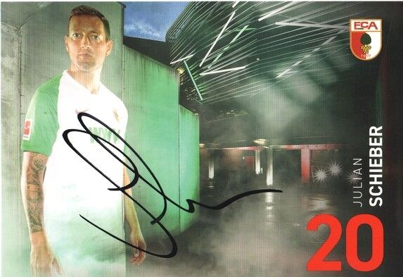 Autogramm Fussball | FC Augsburg | 2019 | Julian SCHIEBER