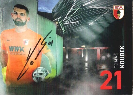 Autogramm Fussball | FC Augsburg | 2019 | Tomas KOUBEK