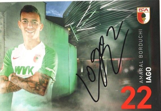 Autogramm Fussball | FC Augsburg | 2019 | Amaral Borduchi IAGO