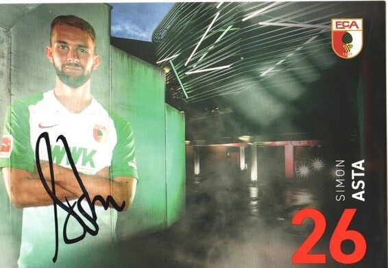Autogramm Fussball | FC Augsburg | 2019 | Simon ASTA