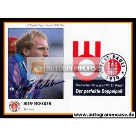 Autogramm Fussball | FC St. Pauli | 1993 | Josef EICHKORN